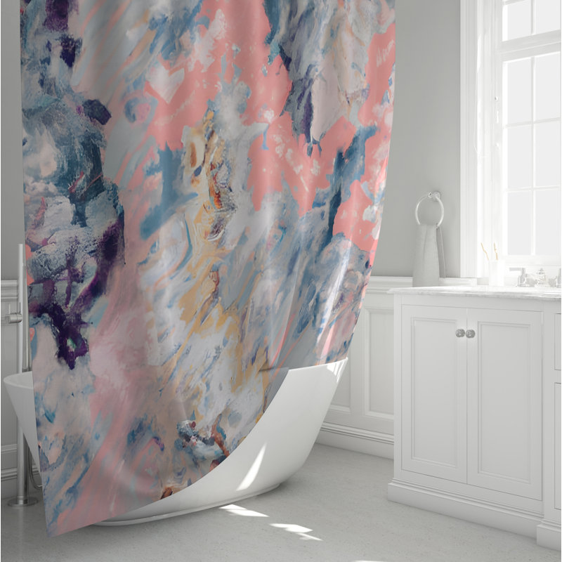 Savion Ombre Shower Curtain, 93" H x 70" W