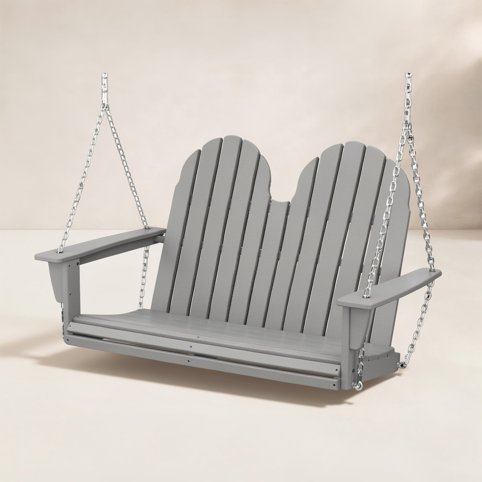 Vineyard Adirondack Swing, Slate Gray