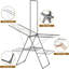Metal X-Frame Drying Rack