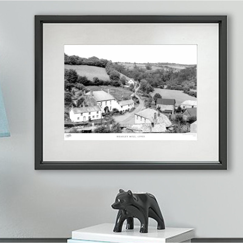 Heasley Mill, C1955 - Single Picture Frame Print, 40cm H x 50cm W x 2.3cm D