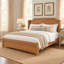 Wood Platform Bed with Headboard and Slat Support-306423922-306423924