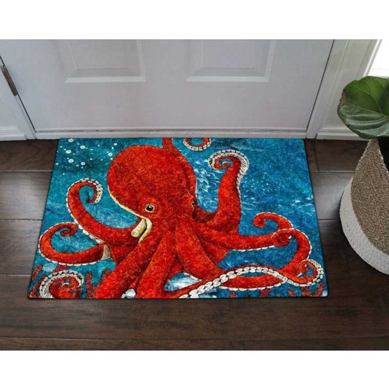 Tapis d'entrée 24 po x 16 po Aubriann Neshanta