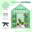 57'' x 57'' x 77'' Greenhouse
