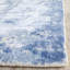 Tapis bleu / blanc à motif abstrait Mcelroy-29363077