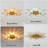 Navasota Gold Starburst Flush Mount