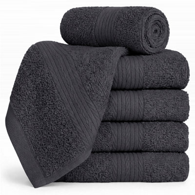 100% Cotton Washcloth 12 x 12 Inch Highly Absorbent 