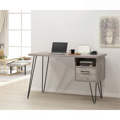 Bureau en chêne gris
