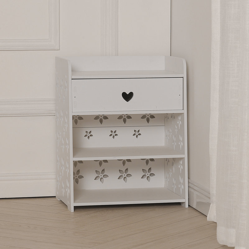 Harvill 40.3cm W Manufactured Wood Bedside Table