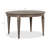Dione Extendable Pine Round Solid Wood Base Dining Table