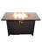 Steel Outdoor Fire Pit Table, 25'' H X 42'' W, 50000 , Black, Heat & Rust , Garden Blend In Modern