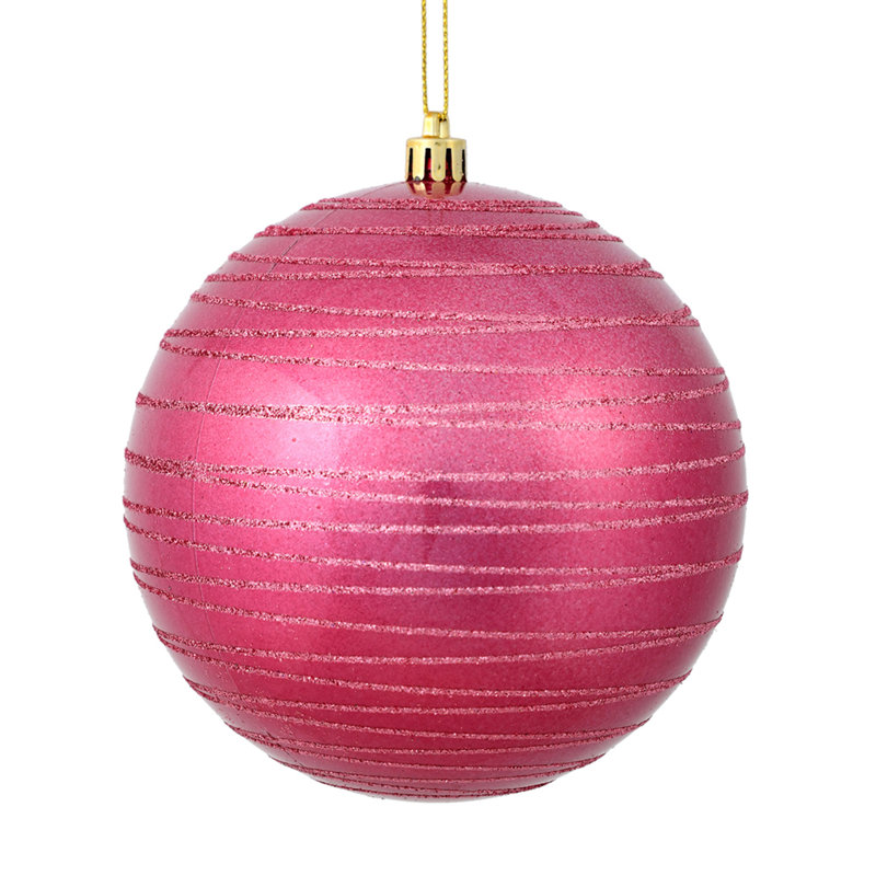 Ornement boule de bonbon, Mauve