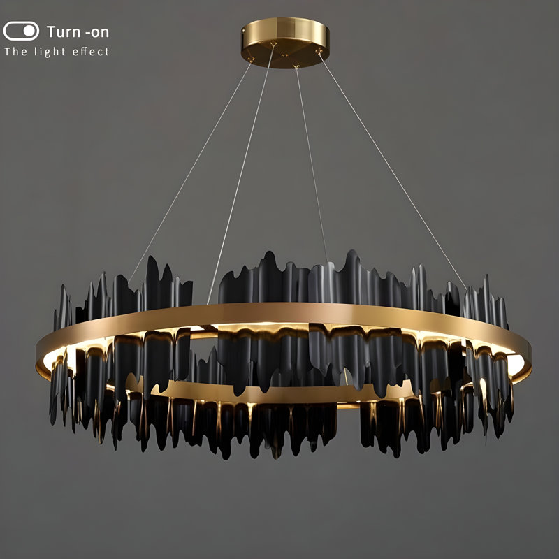 Benius 1 - Light Chandelier LED Chandelier, 15cm H x 100cm W x 100cm D