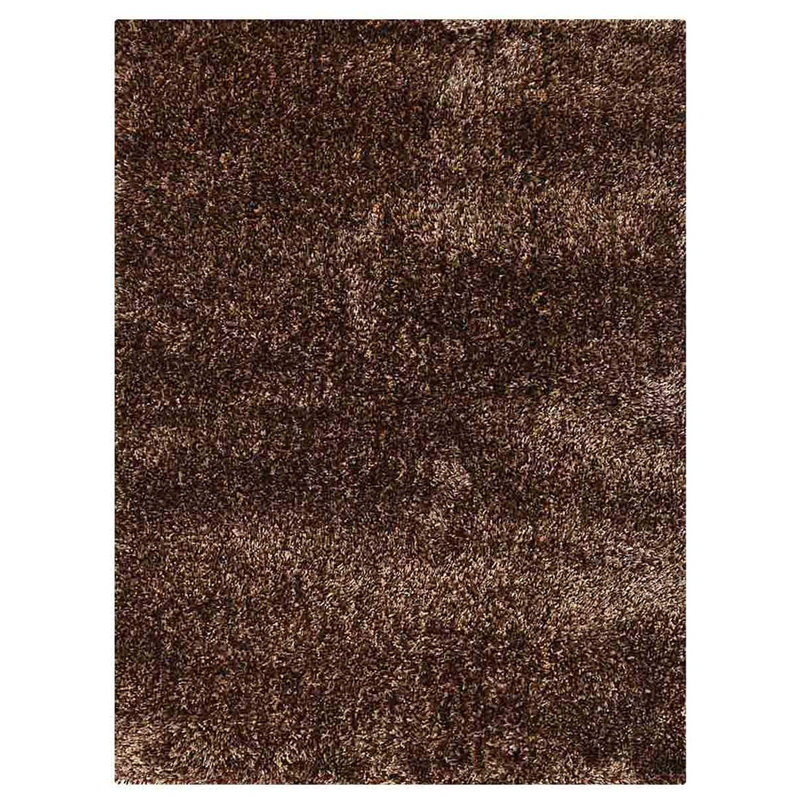 Stiner Hand Tufted Shag Polyester Eco-Friendly Area Rugs - 5' x 8', Rectangle, Beige Brown Color, Plain Solid Design, High Pile Thick Handmade Anti Skid Area Rugs for Living Room, Bed Room