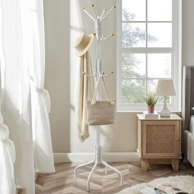 Freestanding 12 - Hook Coat Rack