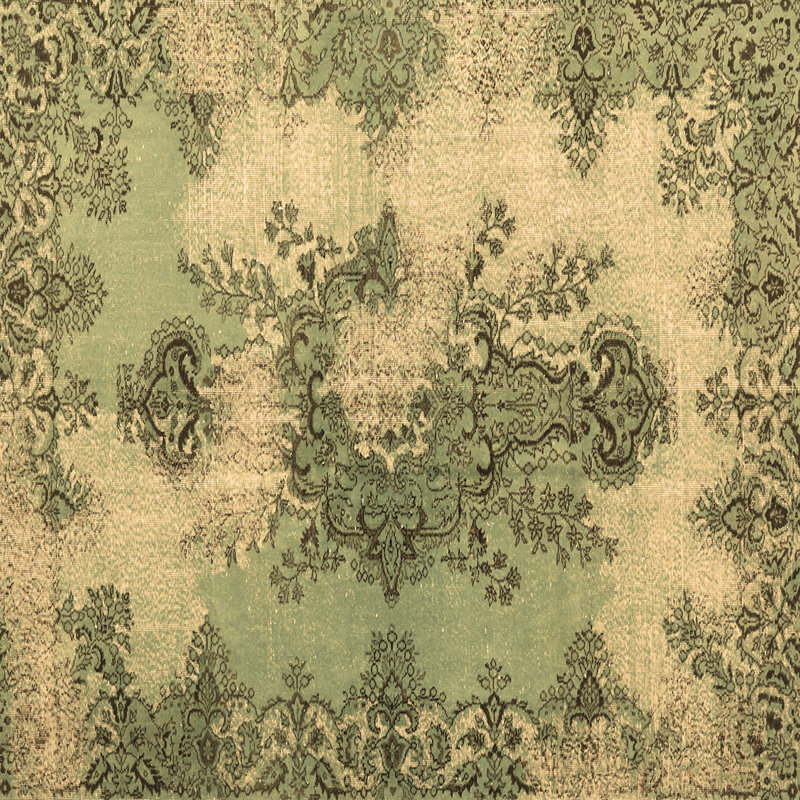 Ekong Performance Oriental Indoor Rug, Square 8'