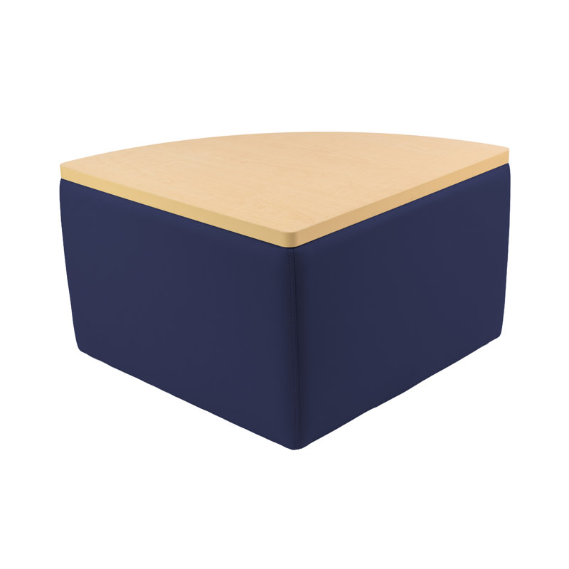 Table de repose-pieds Pro Series, Bleu marine / érable