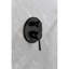 Douche de salle de bain haute matte noire - fixée au mur avec pomme de douche à pluie en acier inoxydable de 10 po et douche à main, ensemble d'équilibrage de valve 2 voies