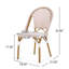 Chaises d'extérieur en polyuréthane et aluminium pour l'extérieur, ensemble de 2