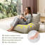 Canapé d'appoint en faux cuir Boneless Lazy-1809407946