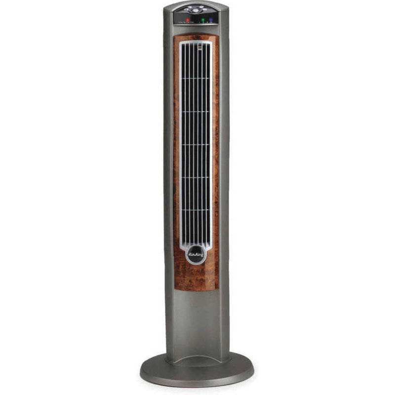 Lasko 42" Oscillating Tower Fan with Wood-Grain Accents