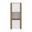 Natural Oak Vertical Storage Cabinet