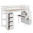 Twin Loft Bed With Drawers,Desk And Stairs-951085505