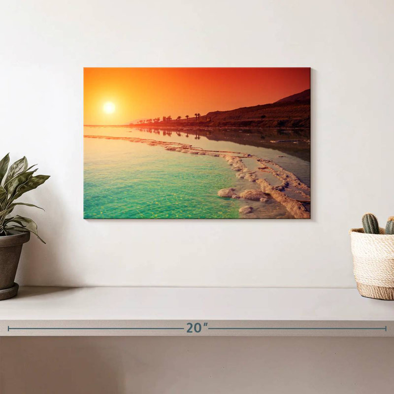 Gillard Dead Sea Sunrise, 8" H x 12" W