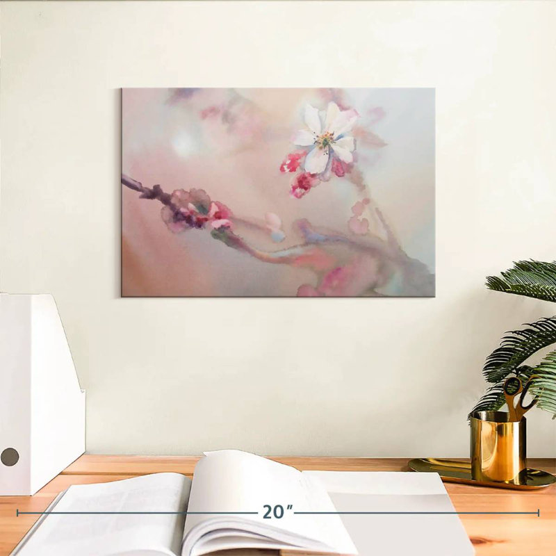 Harnek Sakura en fleurs au printemps, H 8 po x l 12 po