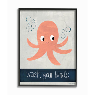 Art de pieuvre Burkett Wash Your Hands