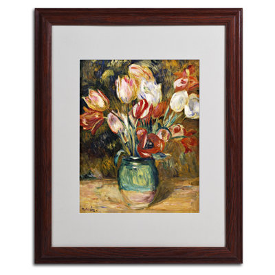" Vase De Fleurs 1888-89 " by Pierre-Auguste Renoir Painting Print