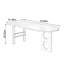 Bureau de table en bois de frêne noir Creative Design-873468228