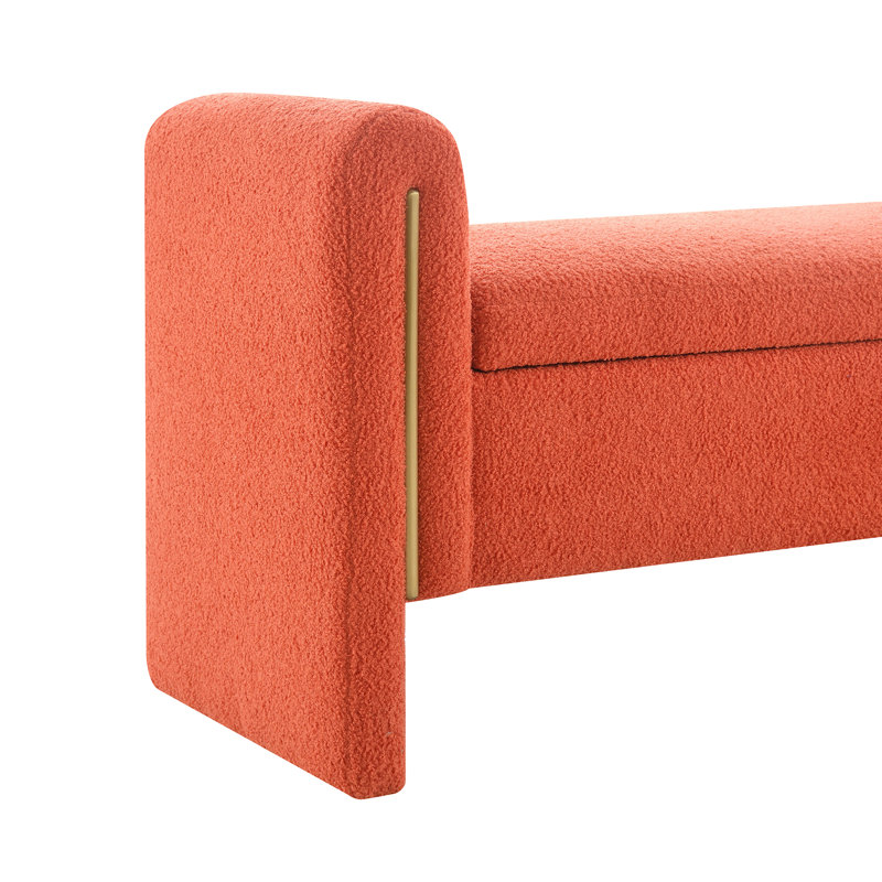 Banc moderne avec accoudoirs et rangement
