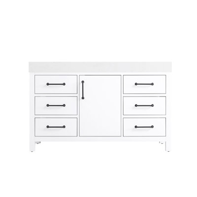 54 inch Single Bathroom Vanity_Traditional_VF60654