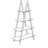 Solid Bamboo Wood Oxford "A" Frame Ladder Display Bookshelf