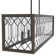 Chevron 6 Light Linear Rectangle Chandelier