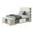 Messa Natural-White Bed-569526380-569526370