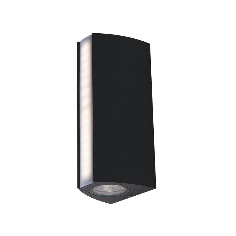 20cm H Integrated LED Outdoor Flush Mount, Anthracite