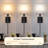 Dimmable Hardwired Wall Sconces Iron Wallchiere with Remote Control -615230766