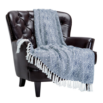 Jeté en coton doux Diamond
