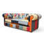3 Seater Genuine Leather Sofa-301490357