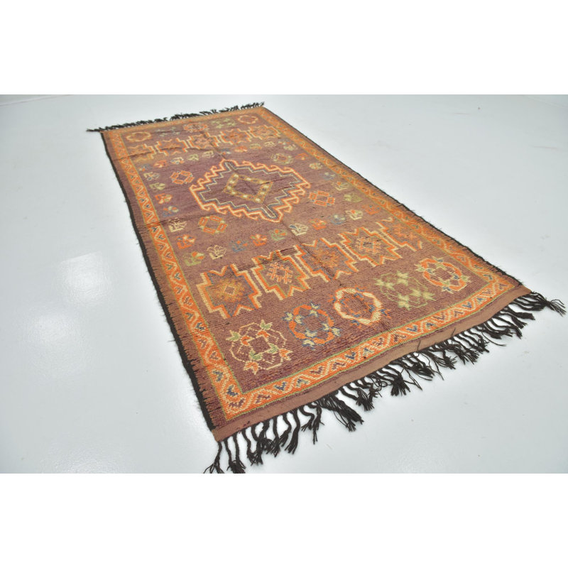 Tapis de couloir mauve Nestor