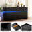 9 Drawer Dresser With Charging Station & LED Light, 61.5" W-563689816
