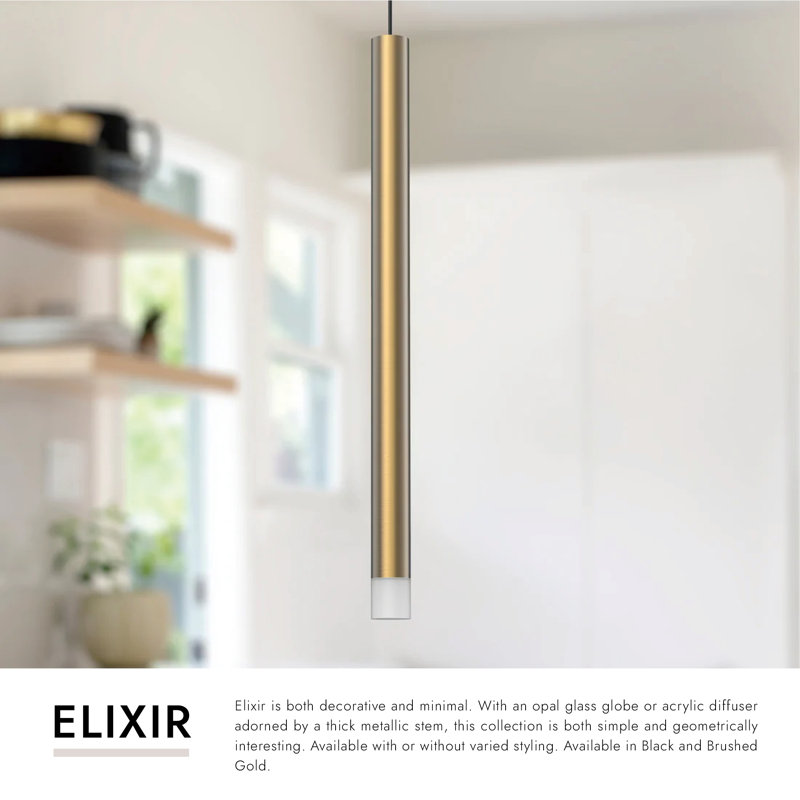 Elixir Single Light Dimmable LED Pendant