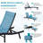 All Weather Pool Lounge Chairs Ergonomic Design With Adjustable Backrest-1465600894