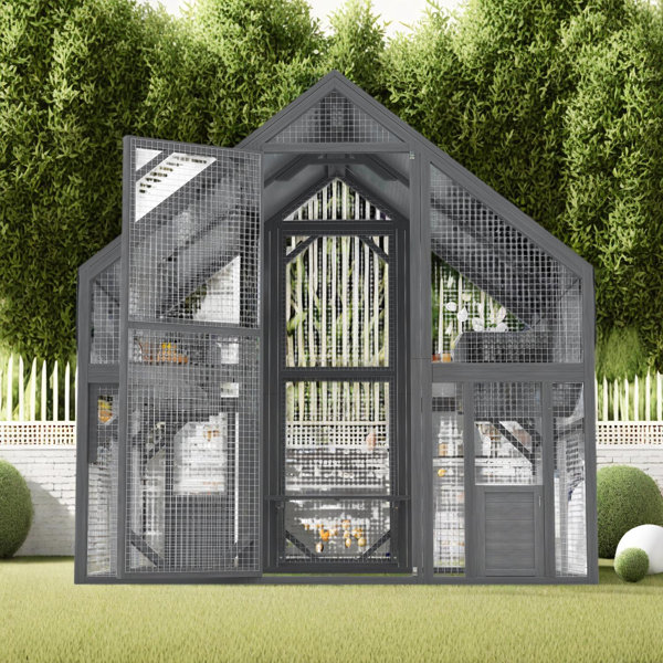 Tucker Murphy Pet™ Large Outdoor Cat Enclosure with Platforms and ...