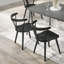 [Ensemble de 2] Chaises de ferme rustiques, chaises d'appoint en bois massif avec assemblage facile-1431773771