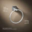 Memoirs® Wall Mounted Towel Ring-1157038921