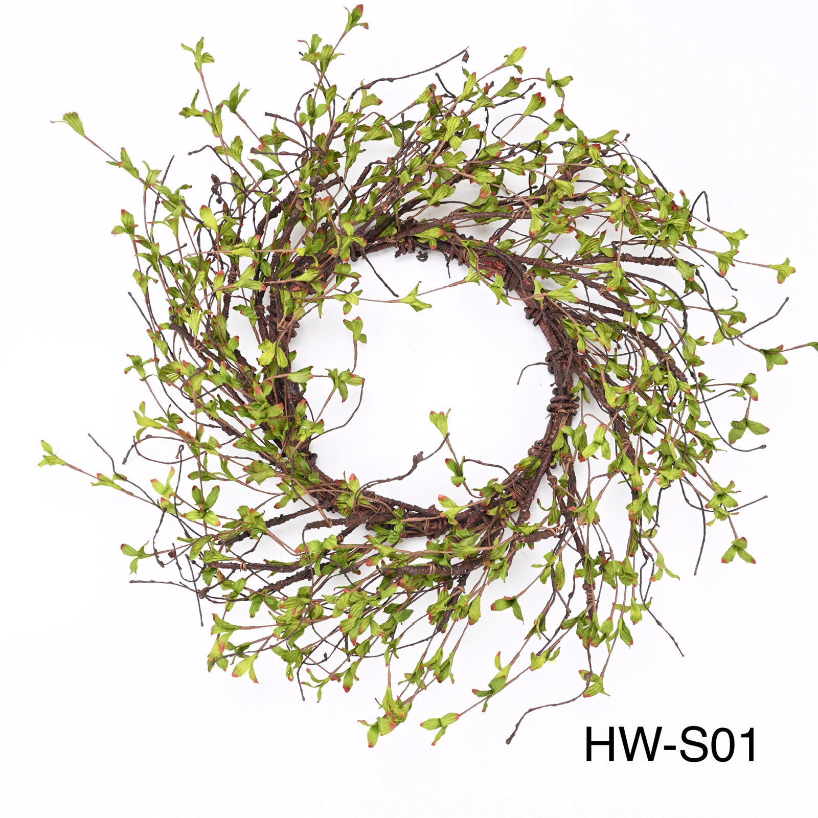 22" Handmade Spring Branch Wreath