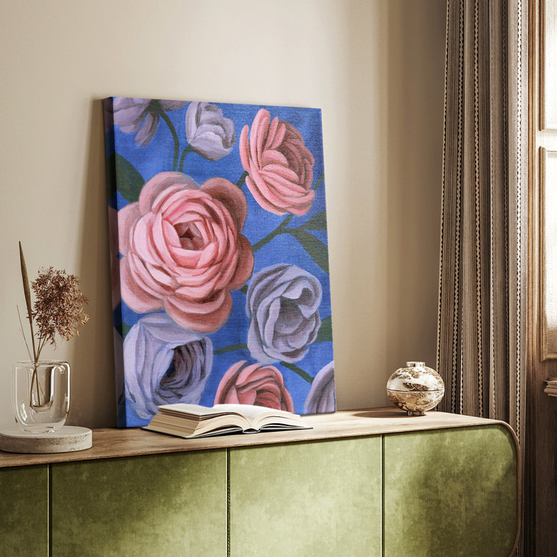 Layered Petals II - galerie sur mesure Cavas, H 48 po x l 32 po