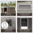 11 ft. W x 9 ft. D Galvanized Steel Storage Shed